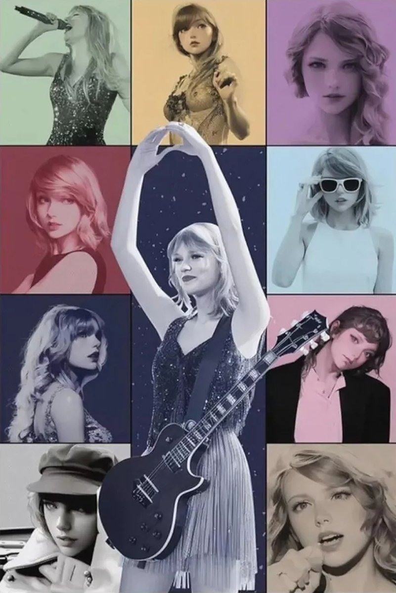 Taylor Swift Iconic Eras Decorative Painting (paper and canvas) art poster printing print