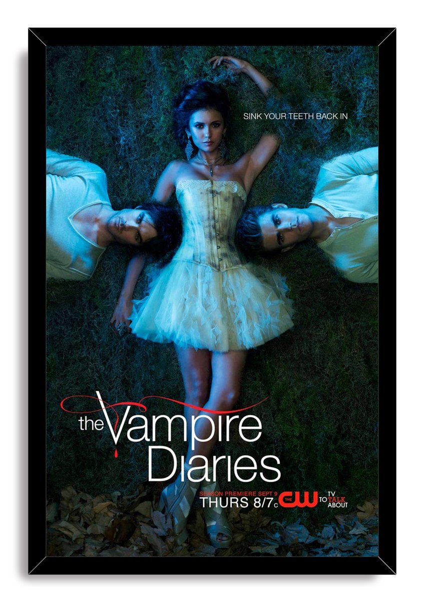 The Vampire Diaries Cast Decorative Painting (paper and canvas) art poster printing print