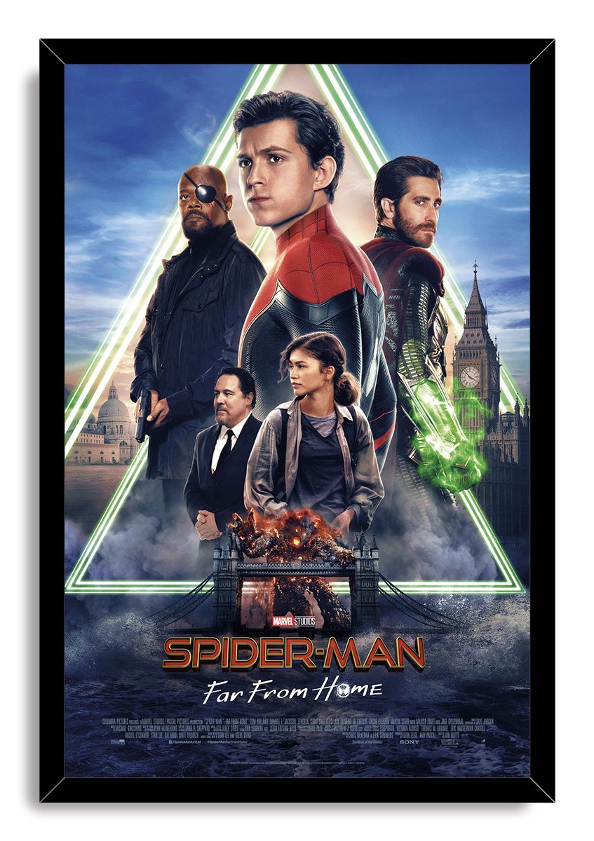 Spider-Man: Far From Home Movie Decorative Painting (paper and canvas) art poster printing print