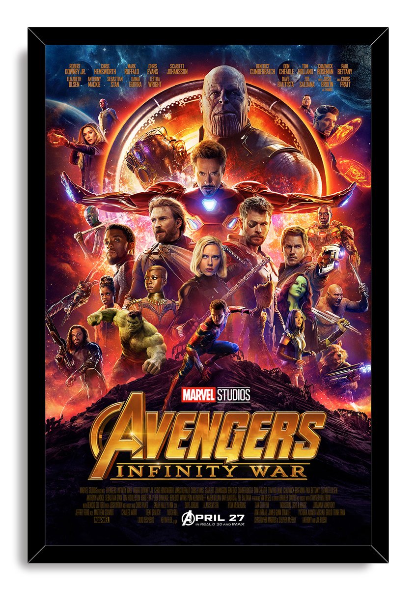 Avengers Infinity War Movie Poster Decorative Painting (paper and canvas) art poster printing print