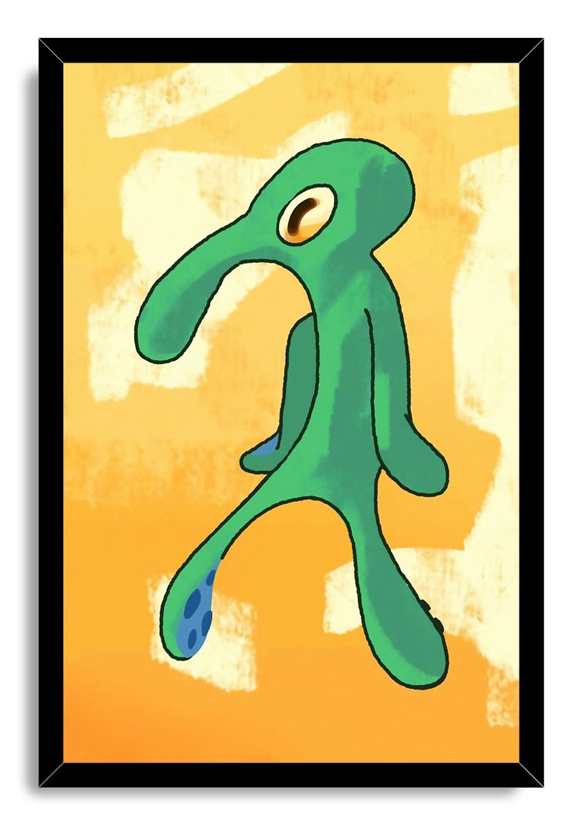 Bold and Brash Decorative Painting (paper and canvas) art poster printing print