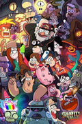 Gravity Falls Characters Decorative Painting (paper and canvas) art poster printing print