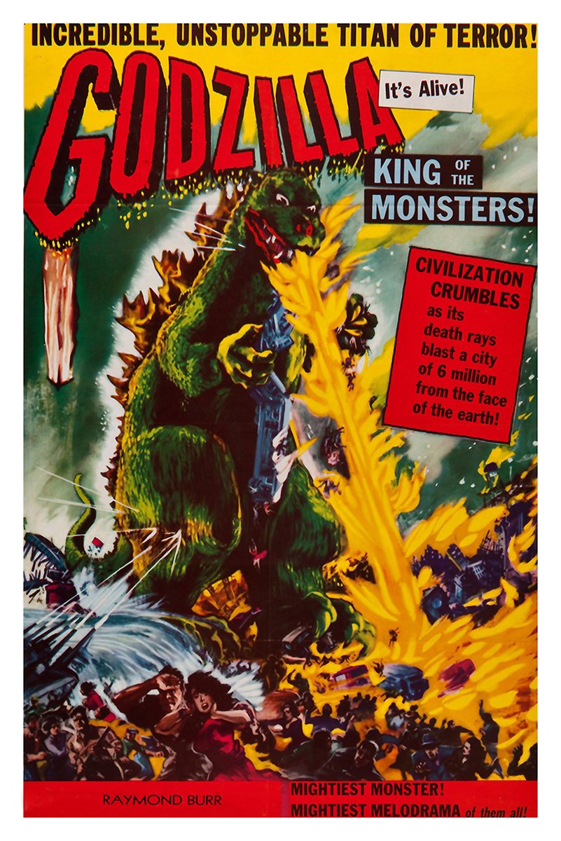 Godzilla King of the Monsters Decorative Painting (paper and canvas) art poster printing print