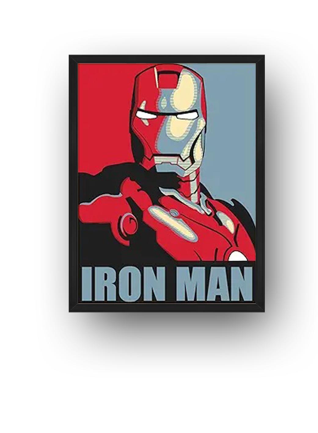 Master Iron Man Movie (Paper and Canvas) Art Poster Printing Print