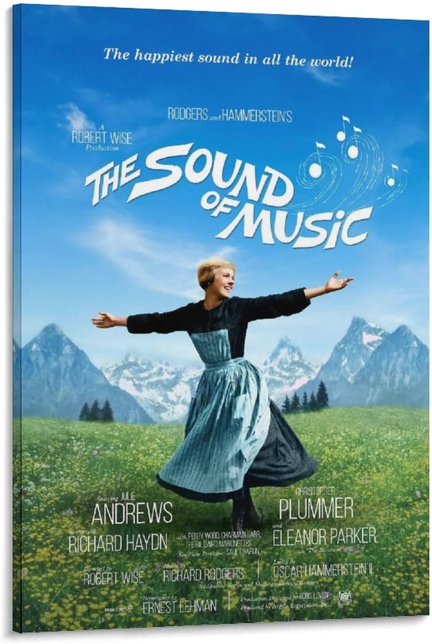 The Sound of Music Movie Poster Decorative Painting (Paper and Canvas) Art Poster Printing Print