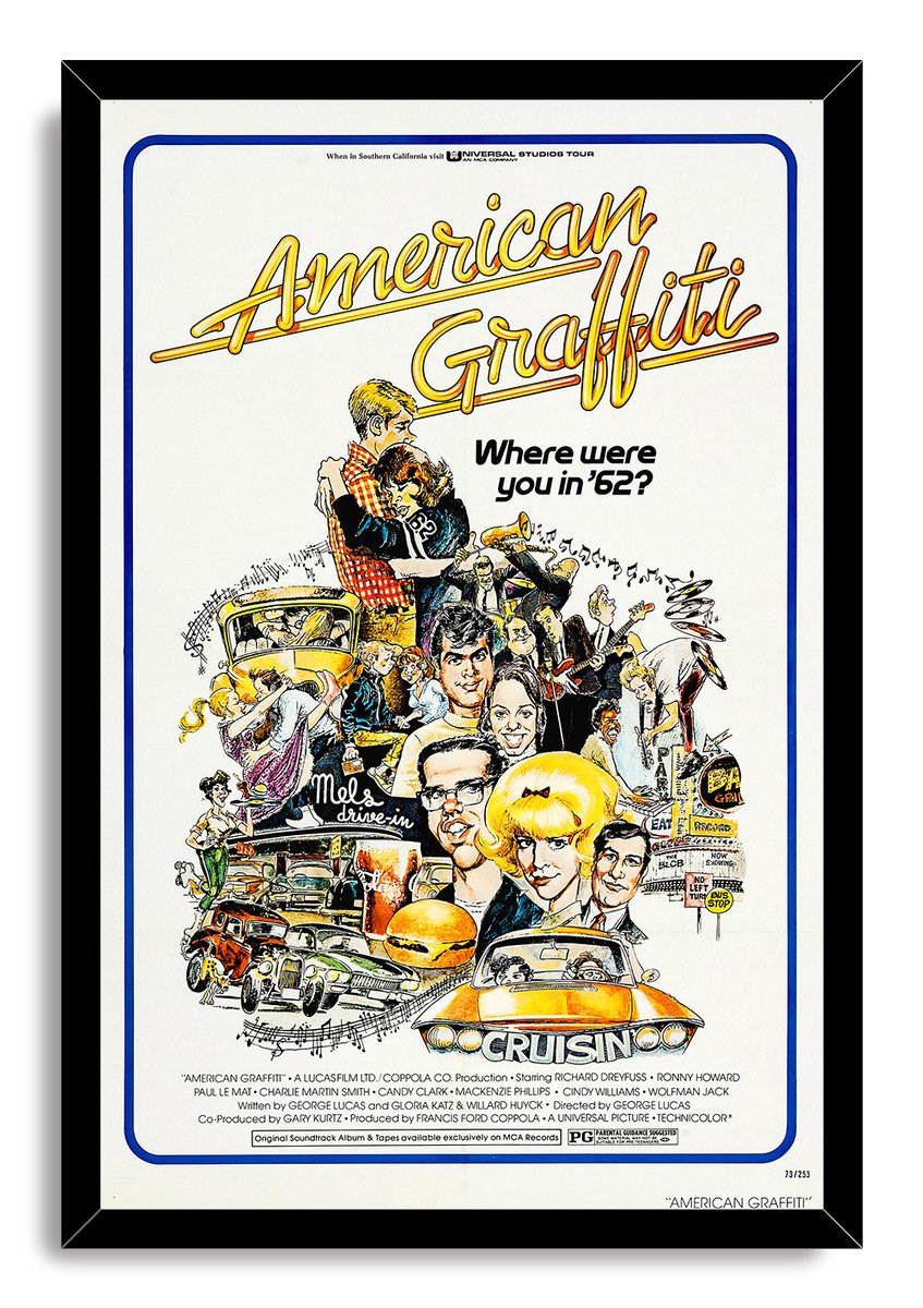 American Graffiti Movie Poster Decorative Painting (paper and canvas) art poster printing print