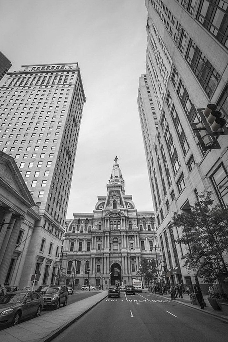 Philadelphia City Hall Decorative Painting (paper and canvas) art poster printing print