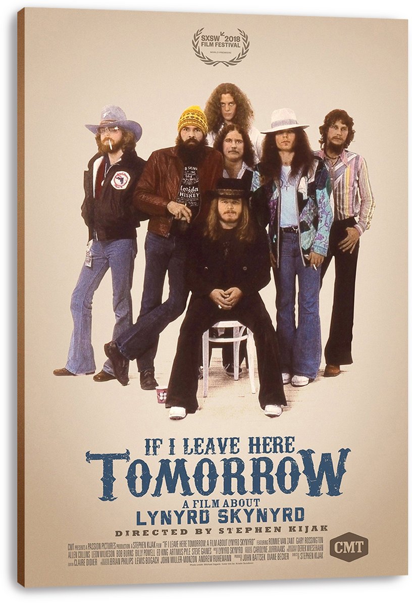 Lynyrd Skynyrd Band 'If I Leave Here Tomorrow' Movie Poster Decorative Painting (paper and canvas) art poster print
