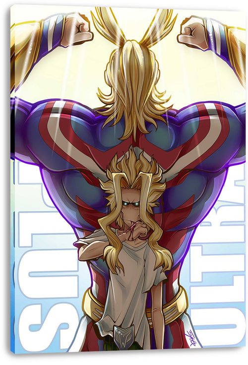 All Might My Hero Academia Duality Decorative Painting (paper and canvas) art poster printing print