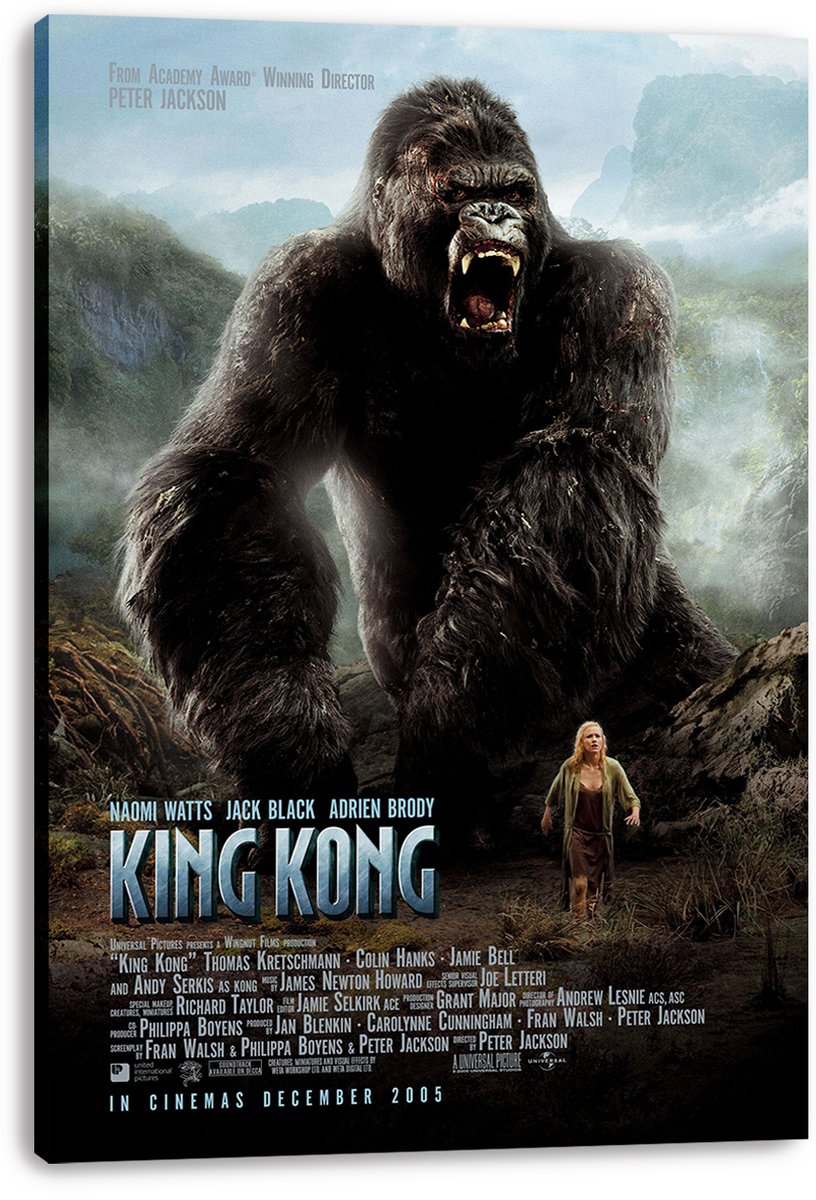 King Kong Decorative Painting (paper and canvas) art poster printing print