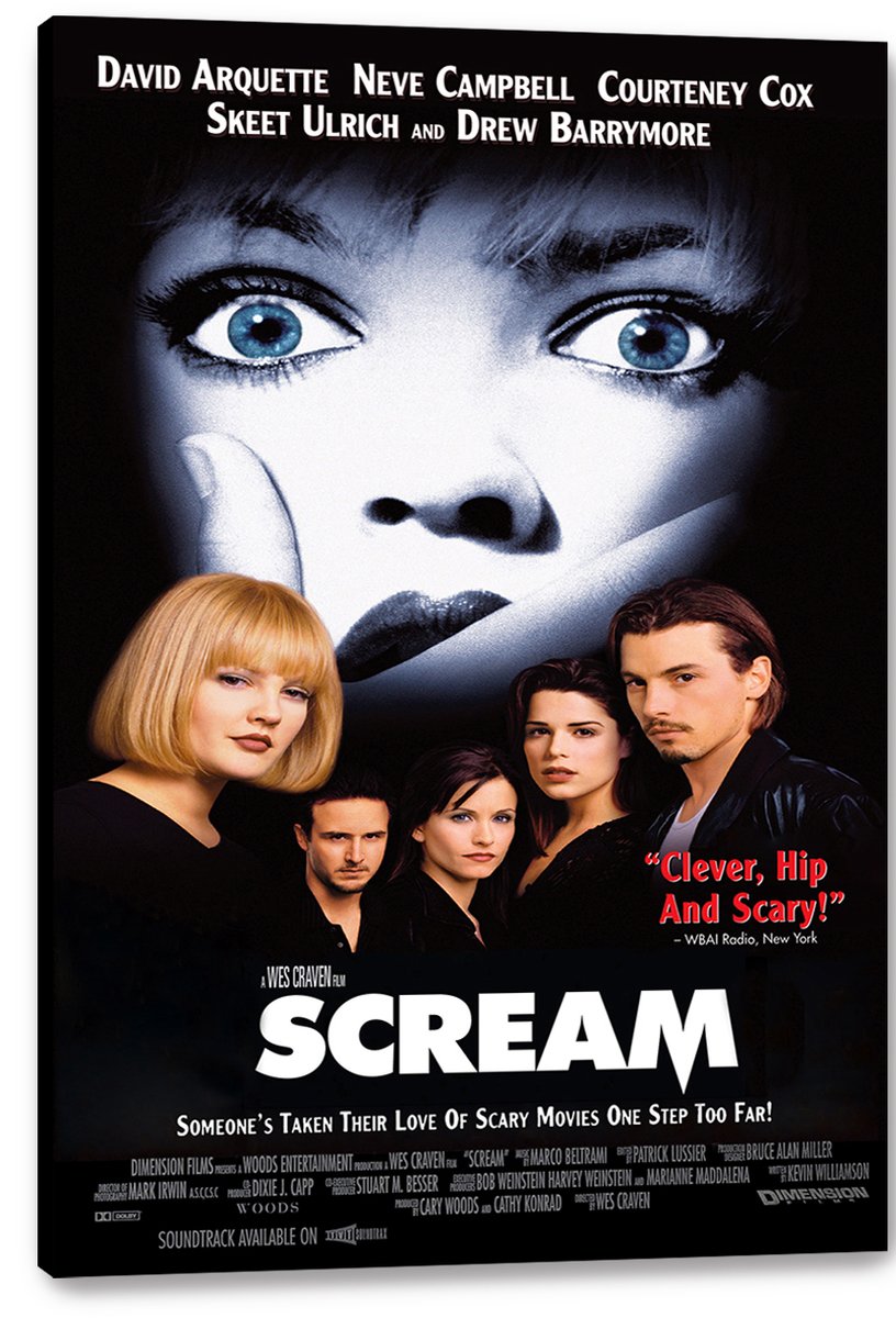 Scream Movie Decorative Painting (paper and canvas) art poster printing print