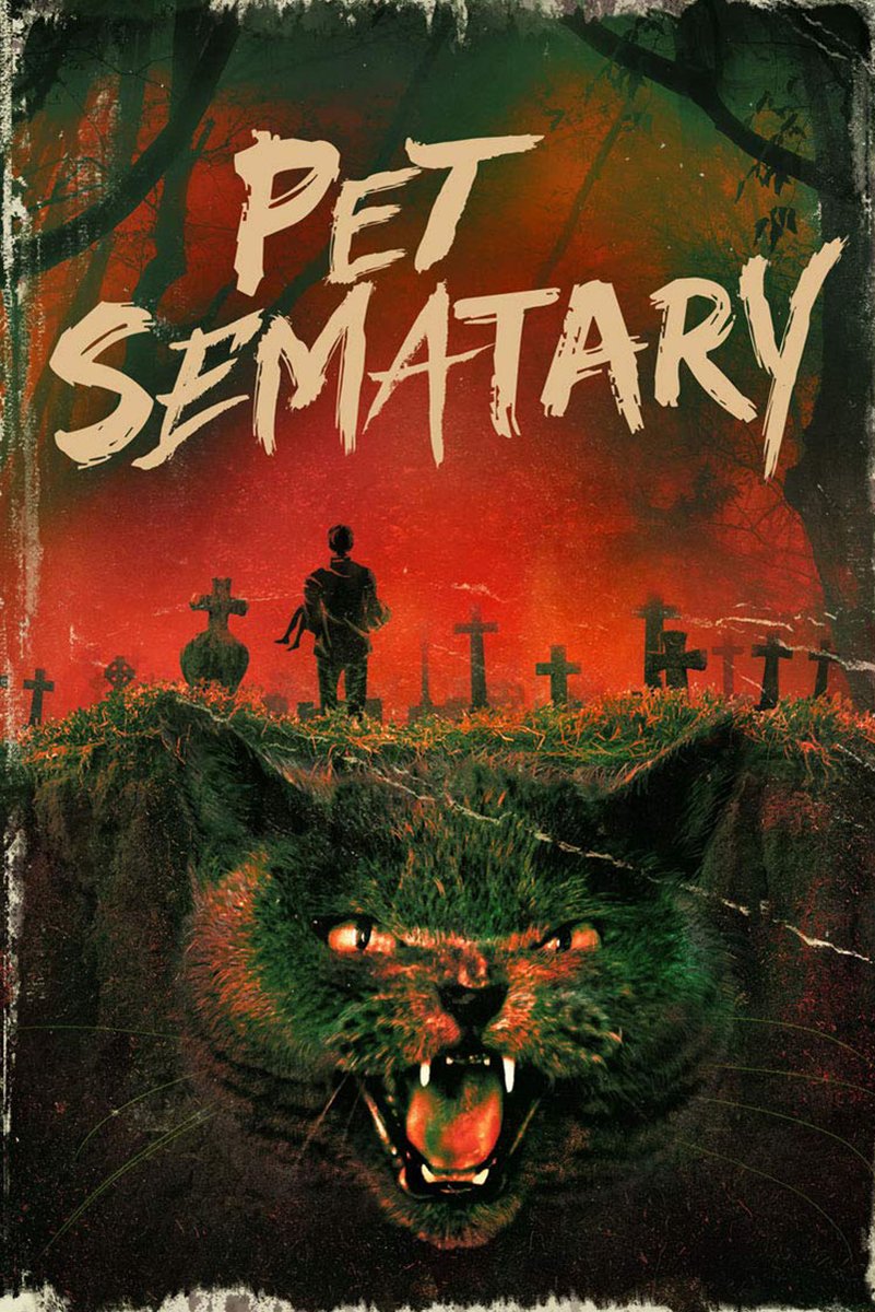 Pet Sematary Horror Film Decorative Painting (paper and canvas) art poster printing print