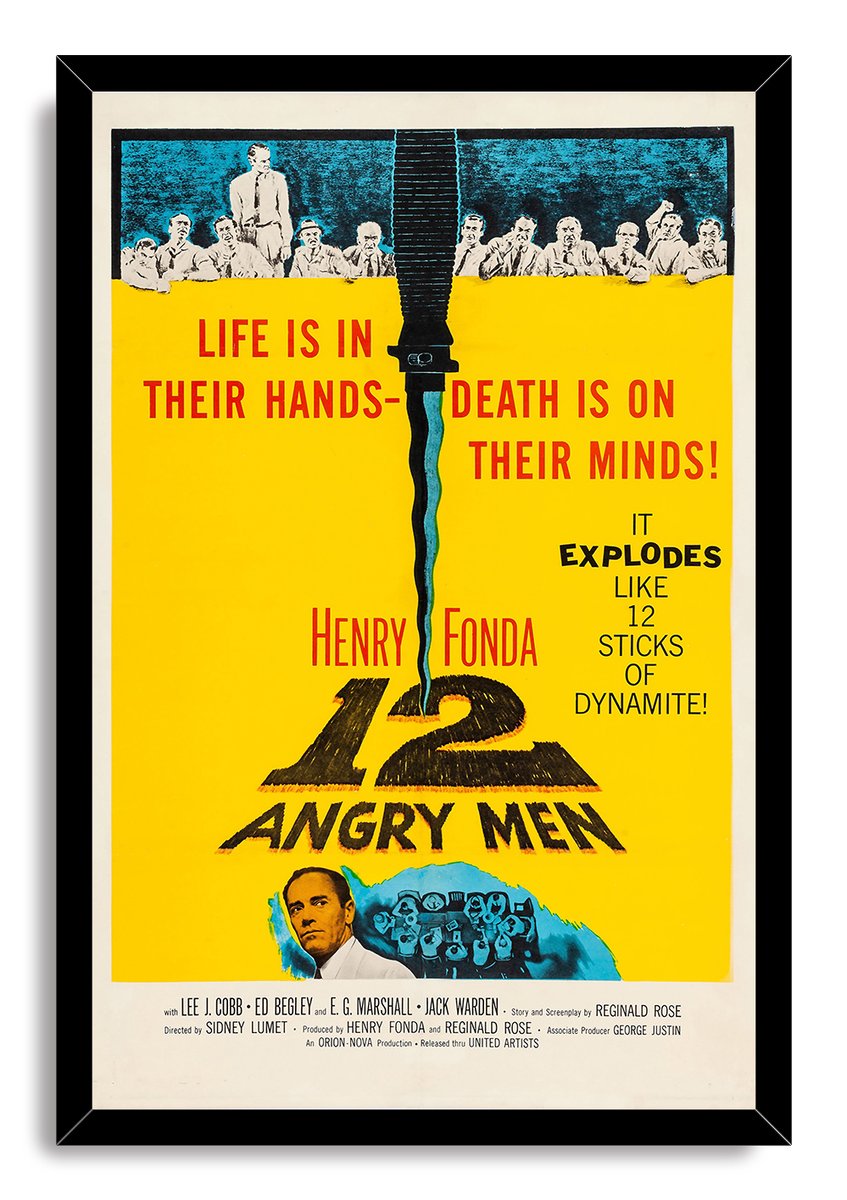 12 Angry Men Movie Poster Decorative Painting (paper and canvas) art poster printing print
