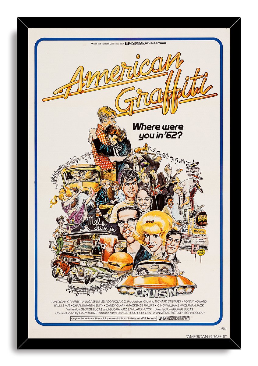 American Graffiti Movie Poster Decorative Painting (paper and canvas) art poster printing print