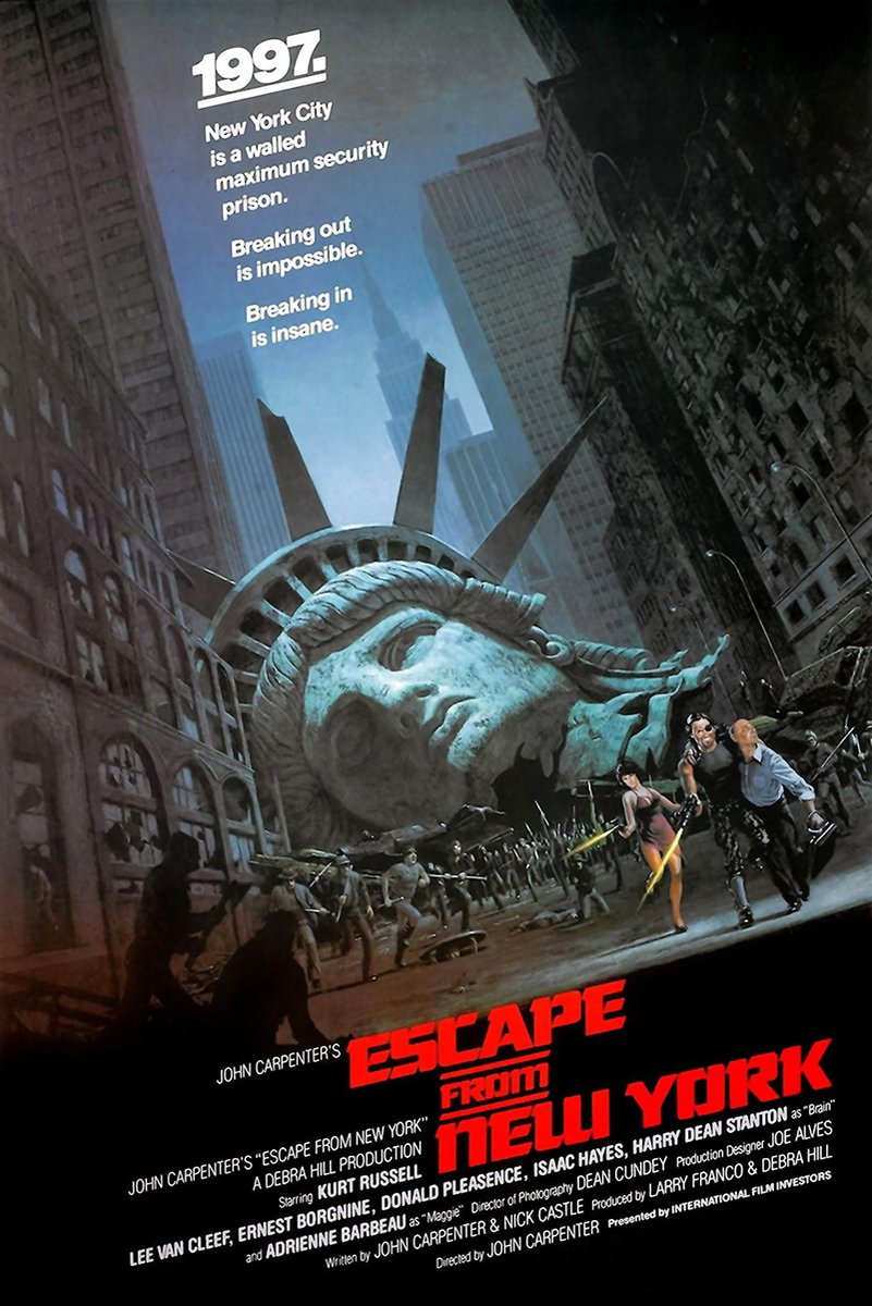 Escape From New York Movie Poster Decorative Painting (paper and canvas) art poster printing print