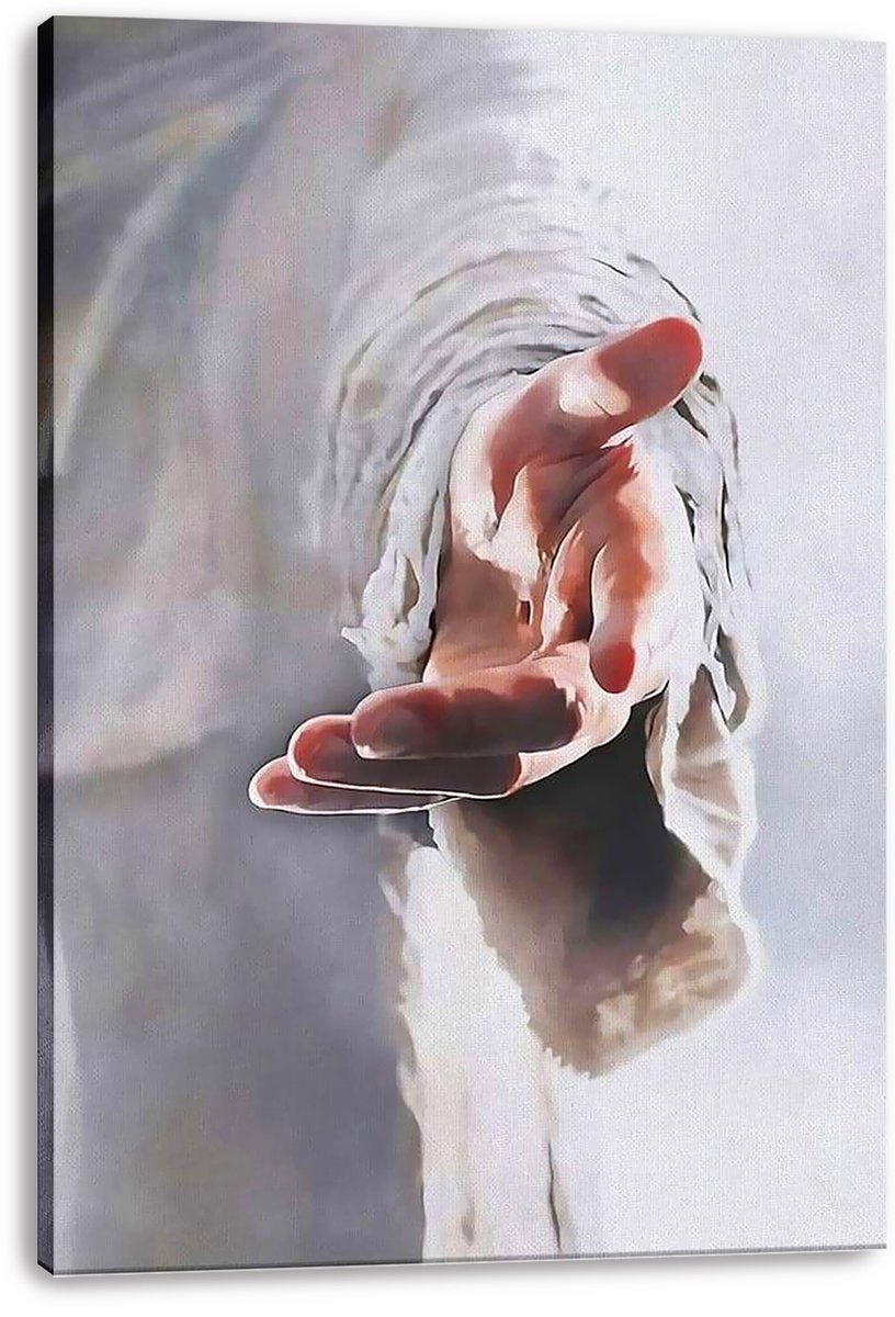 Outstretched Hand Decorative Painting (paper and canvas) art poster printing print
