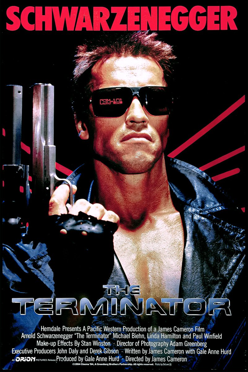 The Terminator Arnold Schwarzenegger Decorative Painting (paper and canvas) art poster printing print