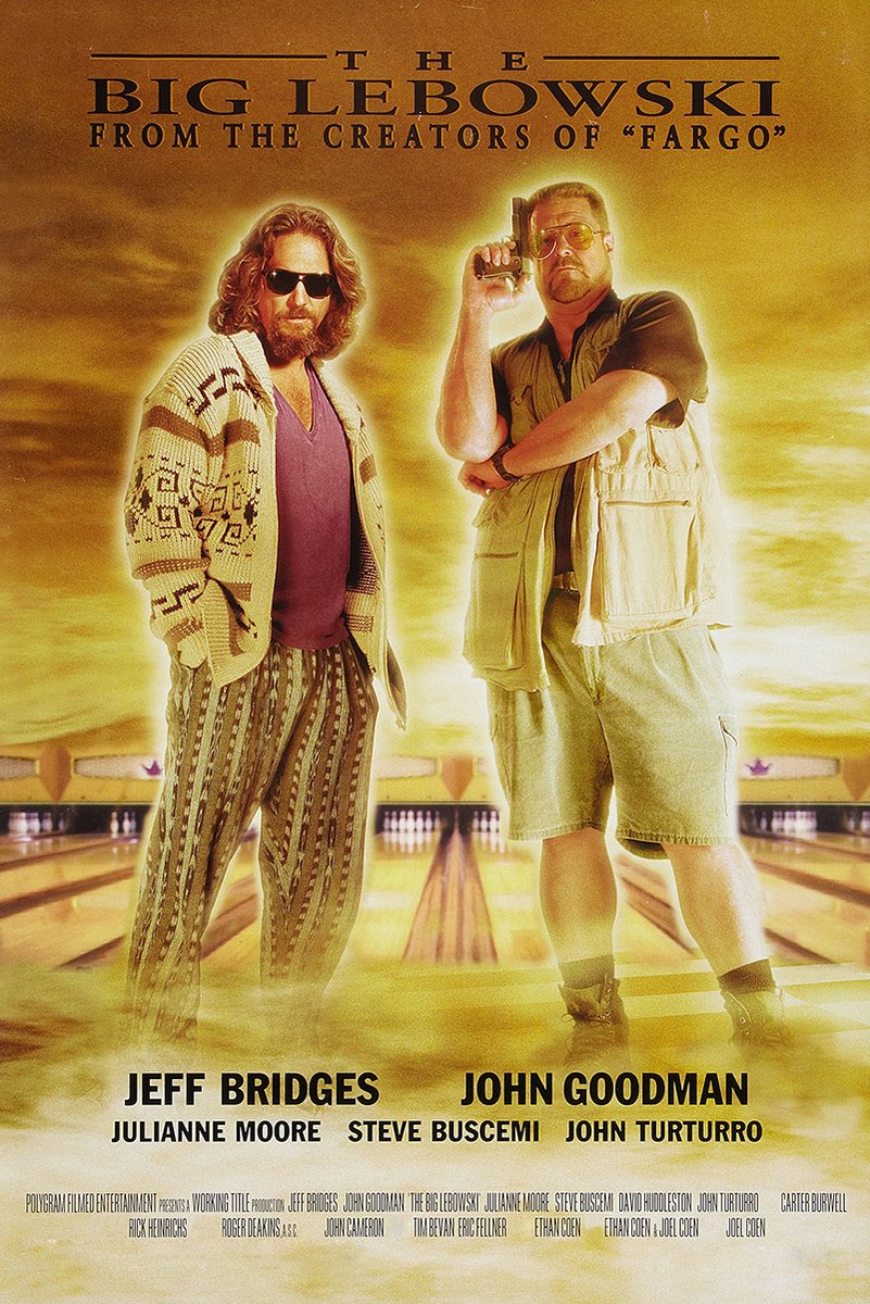 The Big Lebowski Movie Poster Decorative Painting (paper and canvas) art poster printing print