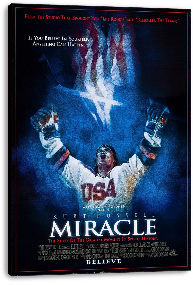 USA Hockey Miracle Victory Decorative Painting (paper and canvas) art poster printing print