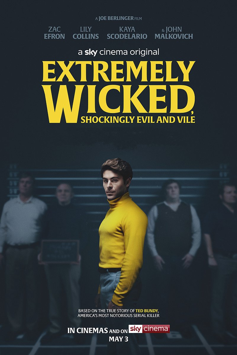 Extremely Wicked, Shockingly Evil and Vile Movie Zac Efron Ted Bundy Decorative Painting (paper and canvas) art poster printing print