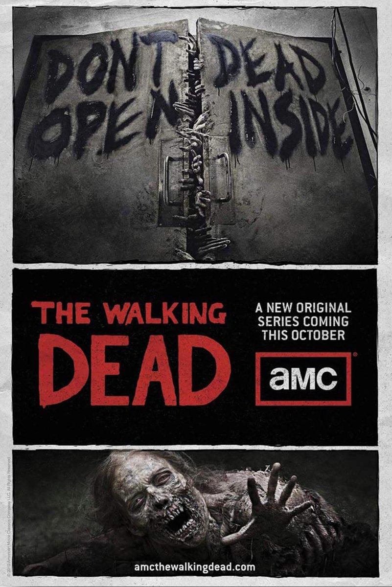 The Walking Dead Don't Open Dead Inside Decorative Painting (paper and canvas) art poster printing print