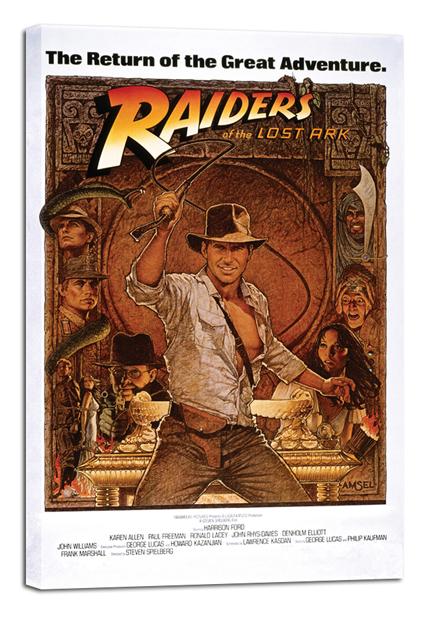 Raiders of The Lost Ark Movie (Paper and Canvas) Art Poster Printing Print