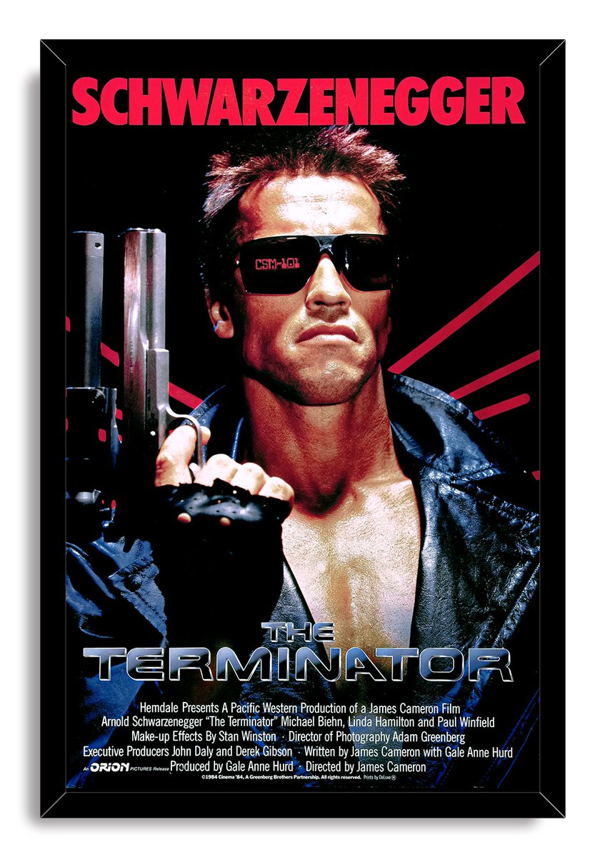The Terminator Arnold Schwarzenegger Decorative Painting (paper and canvas) art poster printing print