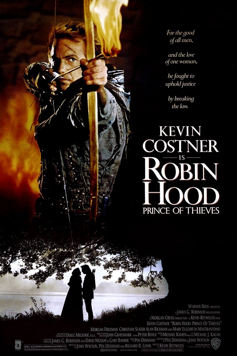 Robin Hood Prince of Thieves Movie Poster Decorative Painting (paper and canvas) art poster printing print