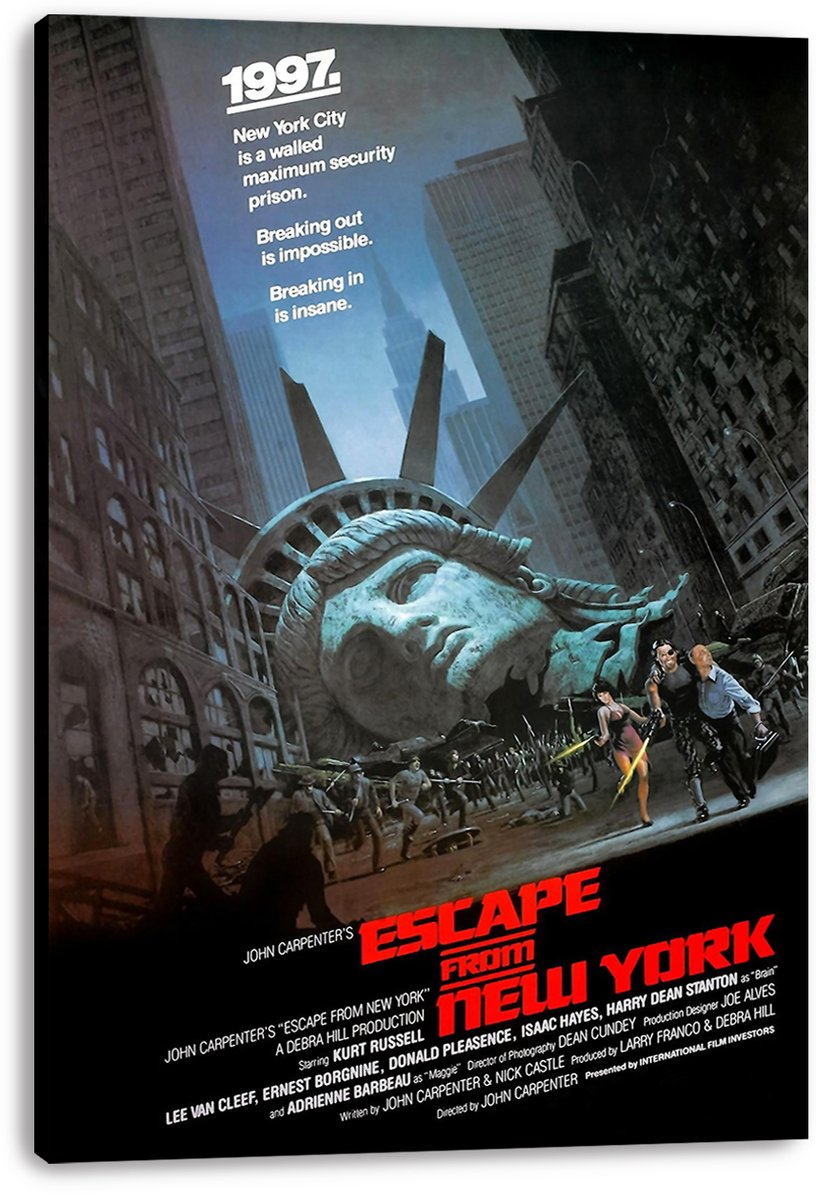 Escape From New York Movie Poster Decorative Painting (paper and canvas) art poster printing print