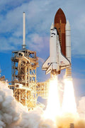 Space Shuttle Discovery Launch Decorative Painting (paper and canvas) art poster printing print
