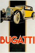 Bugatti Car Art Deco Decorative Painting (paper and canvas) art poster printing print