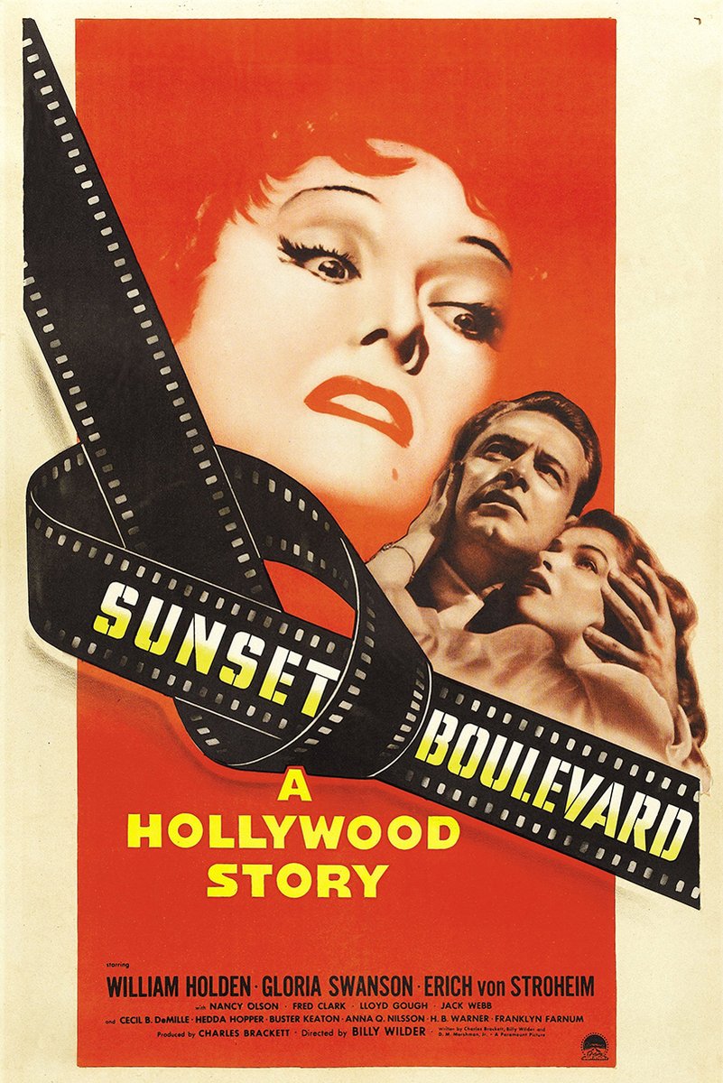 Sunset Boulevard Movie Poster Decorative Painting (paper and canvas) art poster printing print