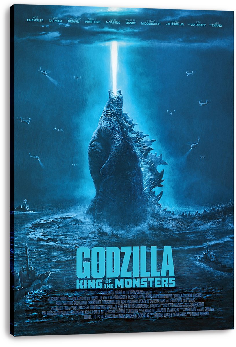 Godzilla King of the Monsters Decorative Painting (paper and canvas) art poster printing print
