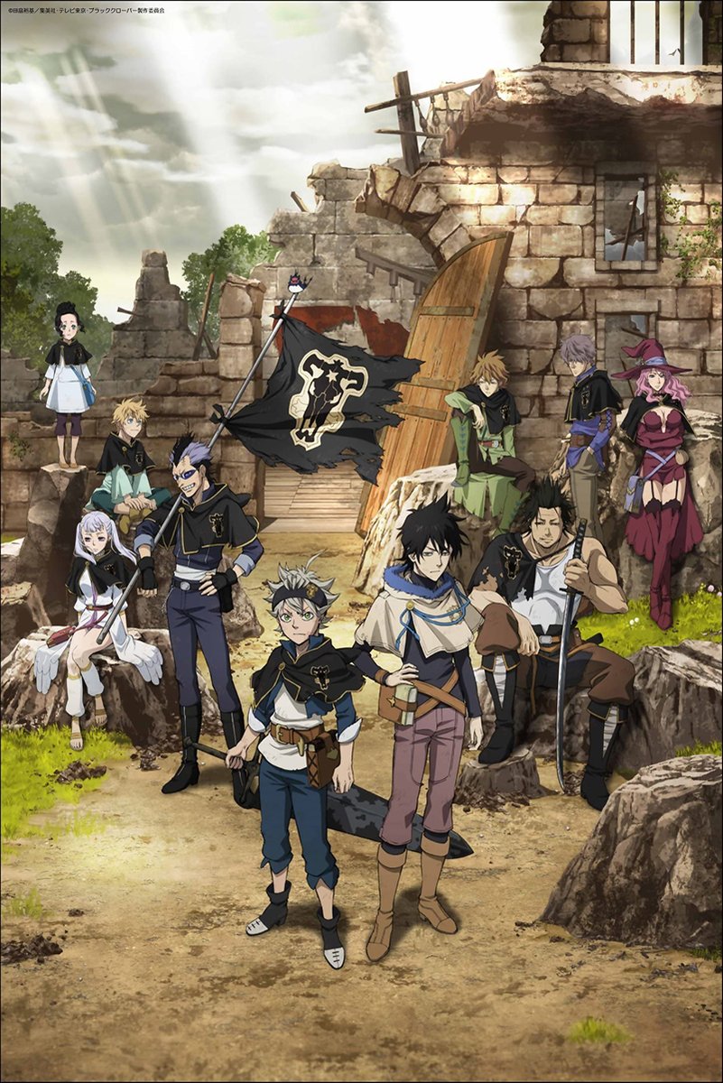 Black Clover Black Bulls Squad Decorative Painting (paper and canvas) art poster printing print