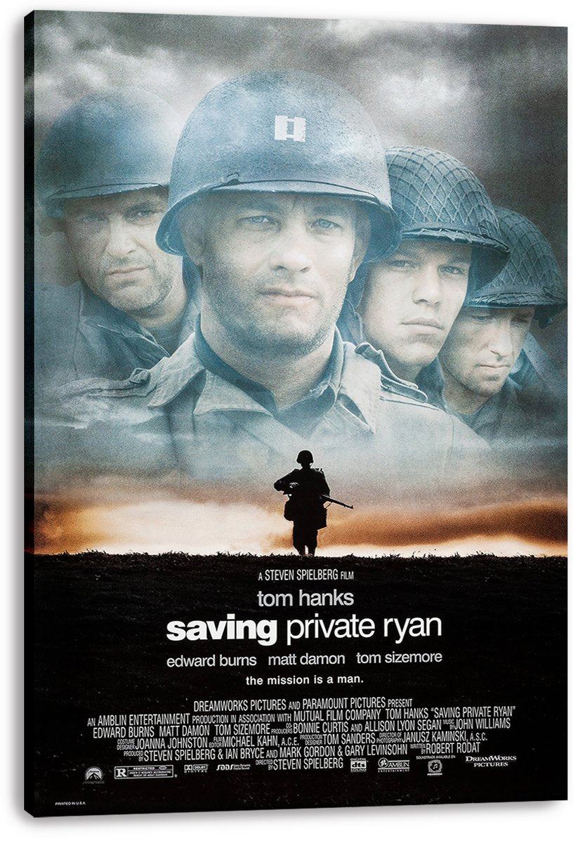 Saving Private Ryan Movie Decorative Painting (paper and canvas) art poster printing print