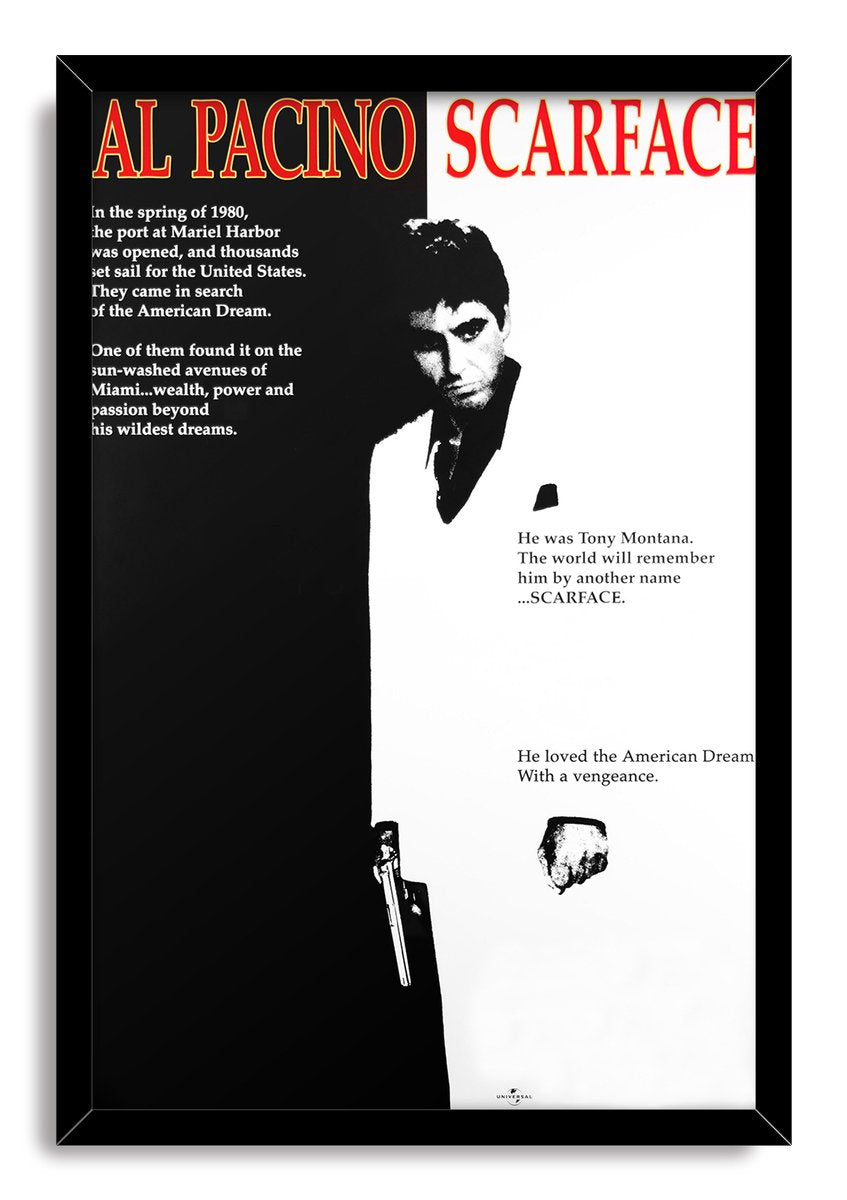 Al Pacino Scarface Tony Montana Decorative Painting (paper and canvas) art poster printing print