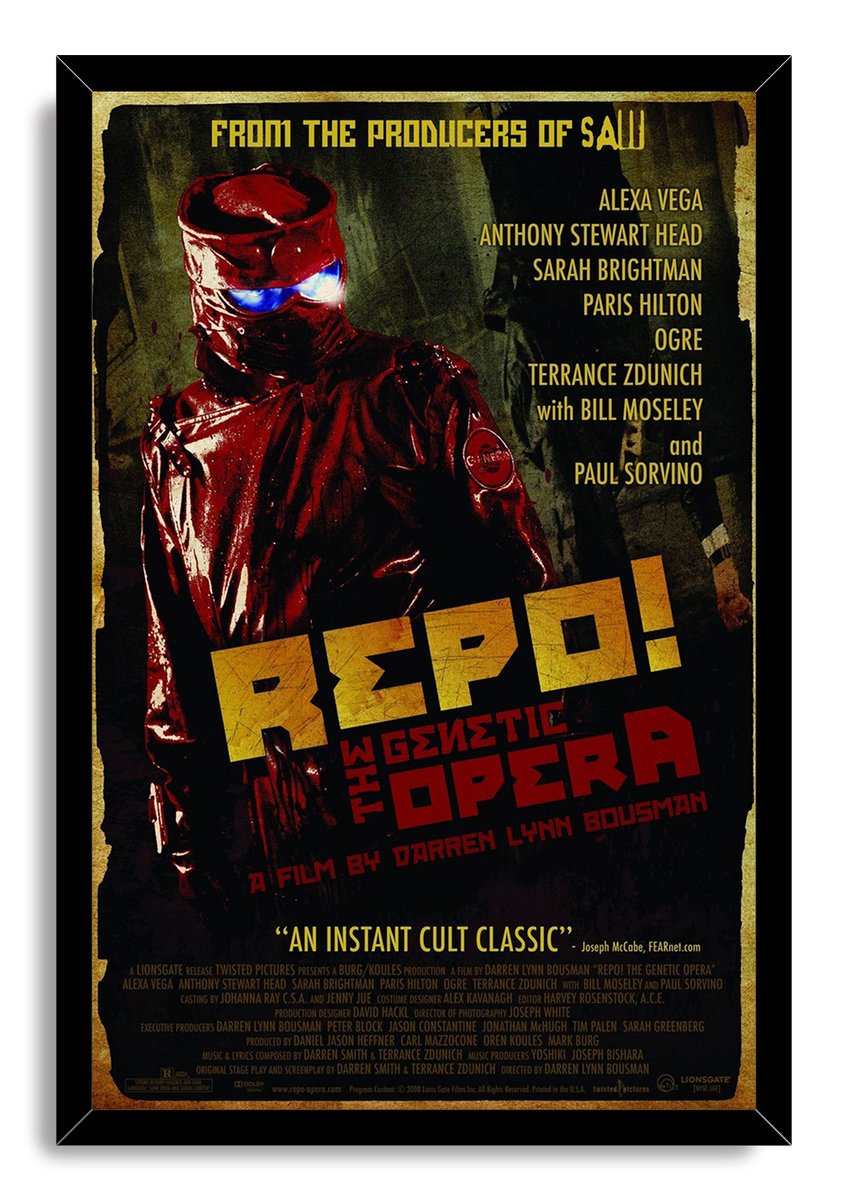 Repo! The Genetic Opera Movie Poster Decorative Painting (paper and canvas) art poster printing print