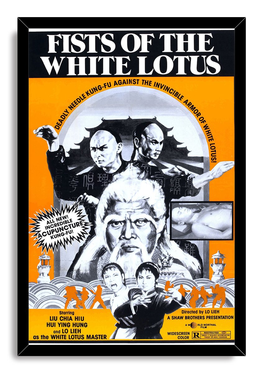 Fists of the White Lotus Martial Arts Movie Decorative Painting (paper and canvas) art poster printing print