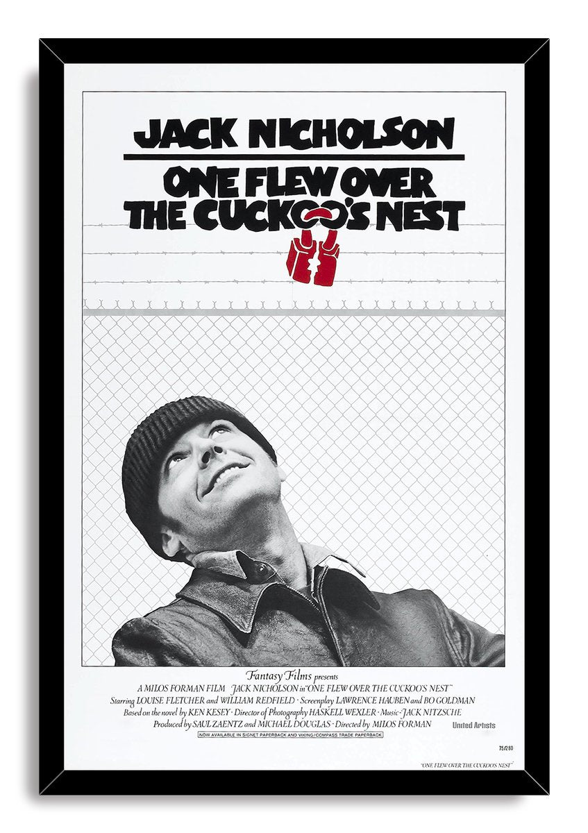 Jack Nicholson McMurphy One Flew Over the Cuckoo's Nest Decorative Painting (paper and canvas) art poster printing print