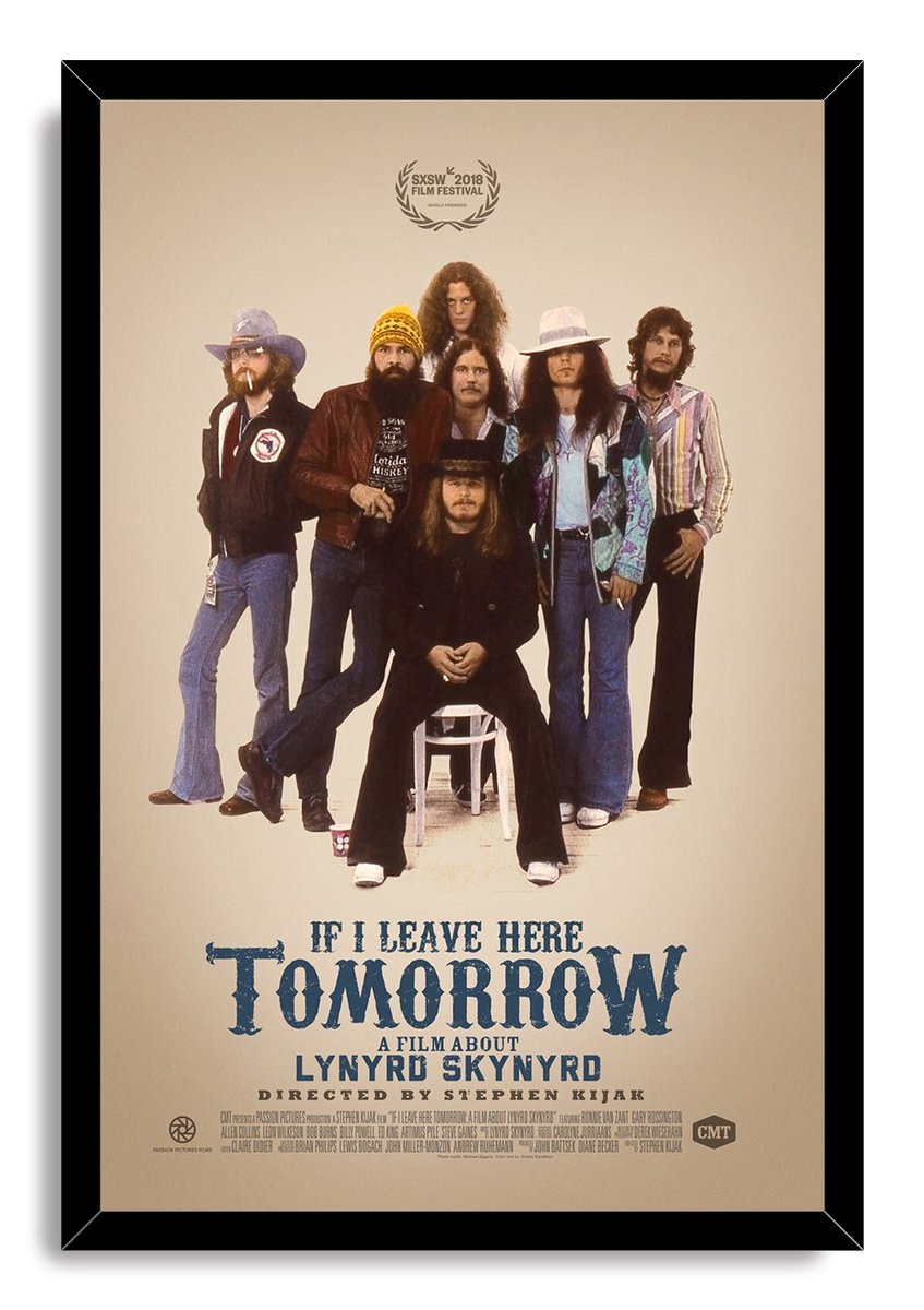 Lynyrd Skynyrd 'If I Leave Here Tomorrow' Documentary Decorative Painting (paper and canvas) art poster printing print