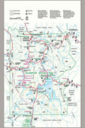 Yellowstone National Park Map Decorative Painting (paper and canvas) art poster printing print