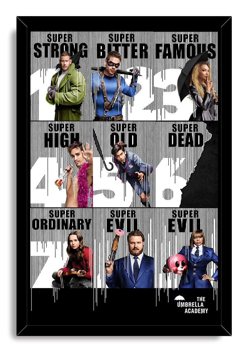 The Umbrella Academy Characters Decorative Painting (paper and canvas) art poster printing print