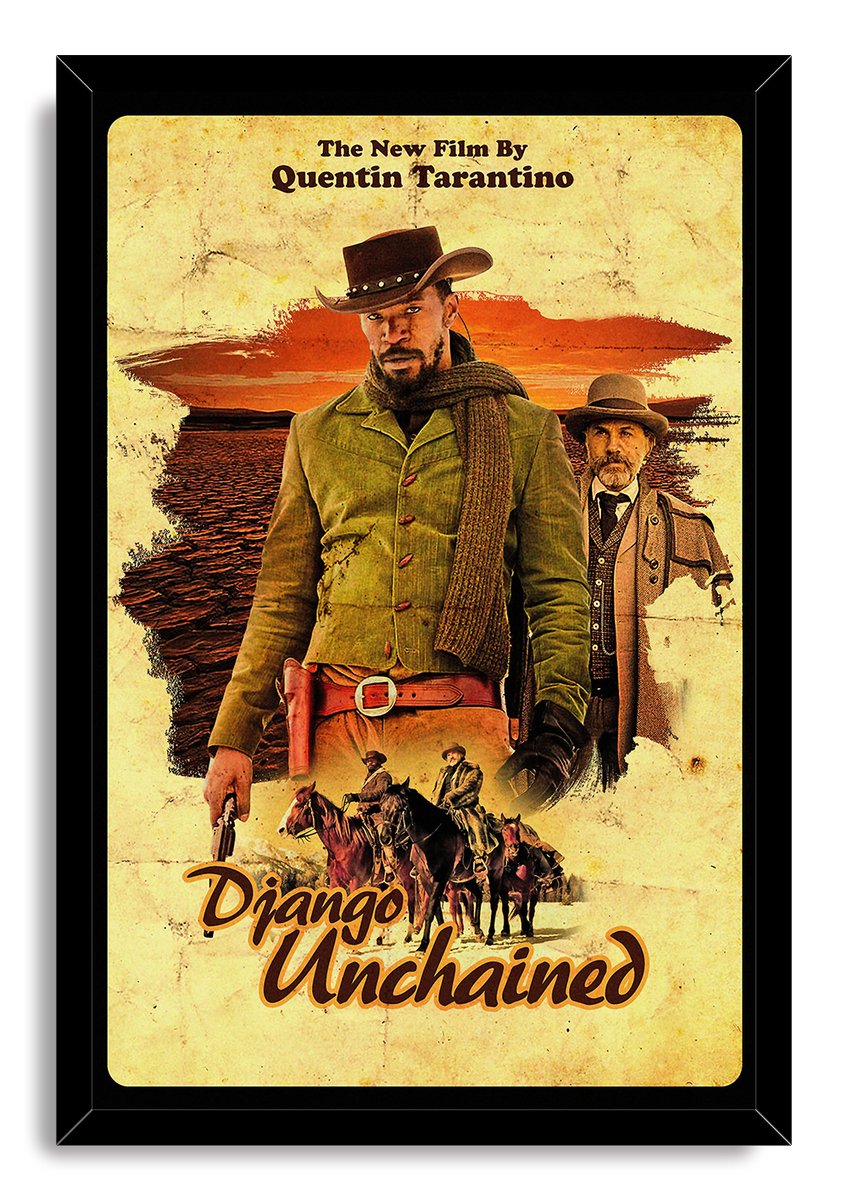 Django Unchained Movie Poster Decorative Painting (paper and canvas) art poster printing print