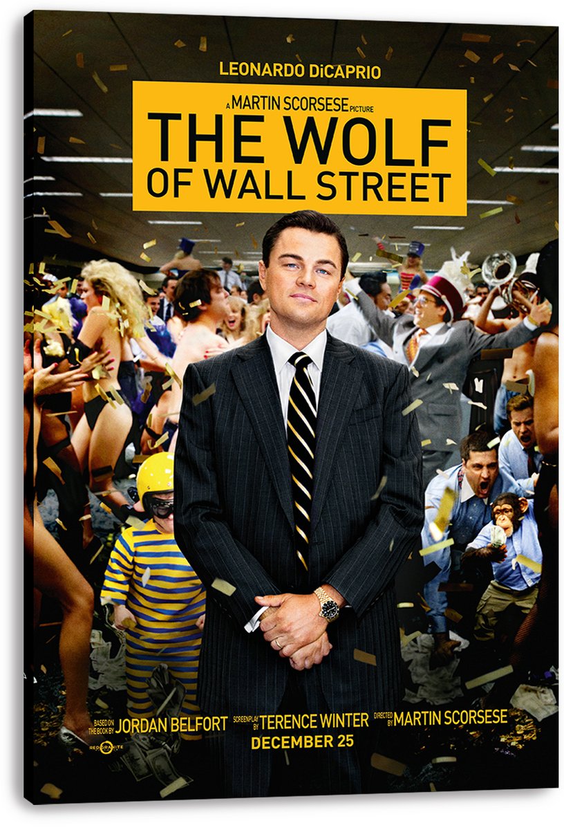 Leonardo DiCaprio The Wolf of Wall Street Decorative Painting (paper and canvas) art poster printing print