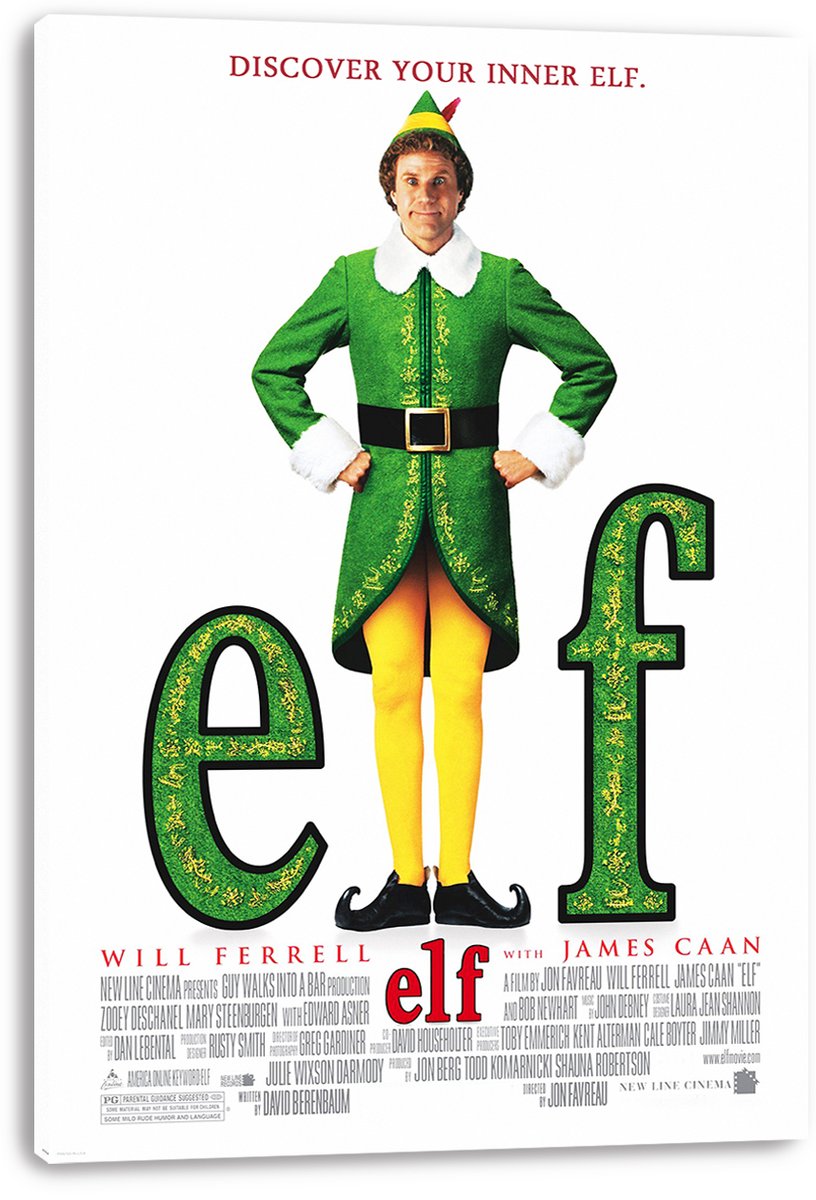 Elf Movie Poster Decorative Painting (paper and canvas) art poster printing print
