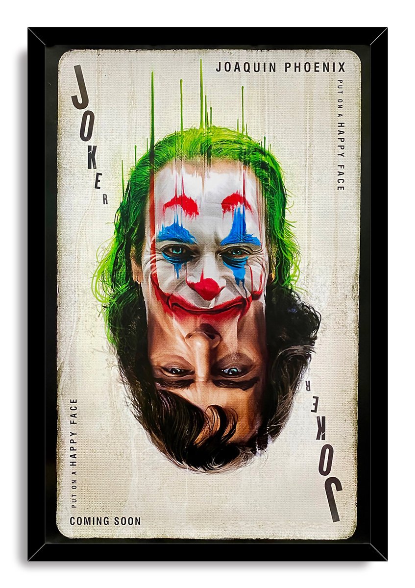 Joker Joaquin Phoenix Decorative Painting (paper and canvas) art poster printing print