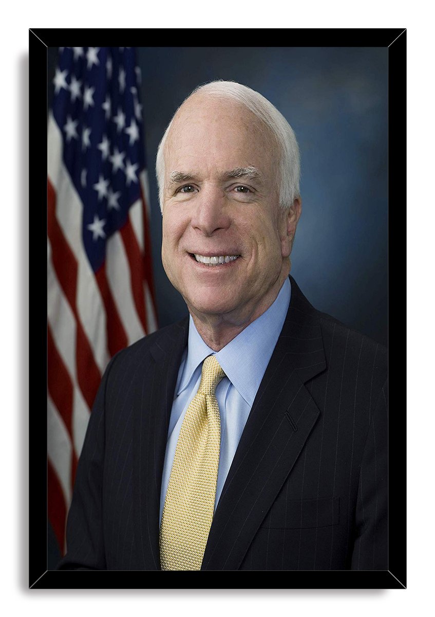 John McCain Decorative Painting (paper and canvas) art poster printing print
