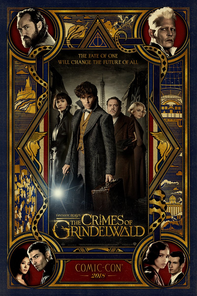 Fantastic Beasts The Crimes of Grindelwald Movie Cast Decorative Painting (paper and canvas) art poster printing print