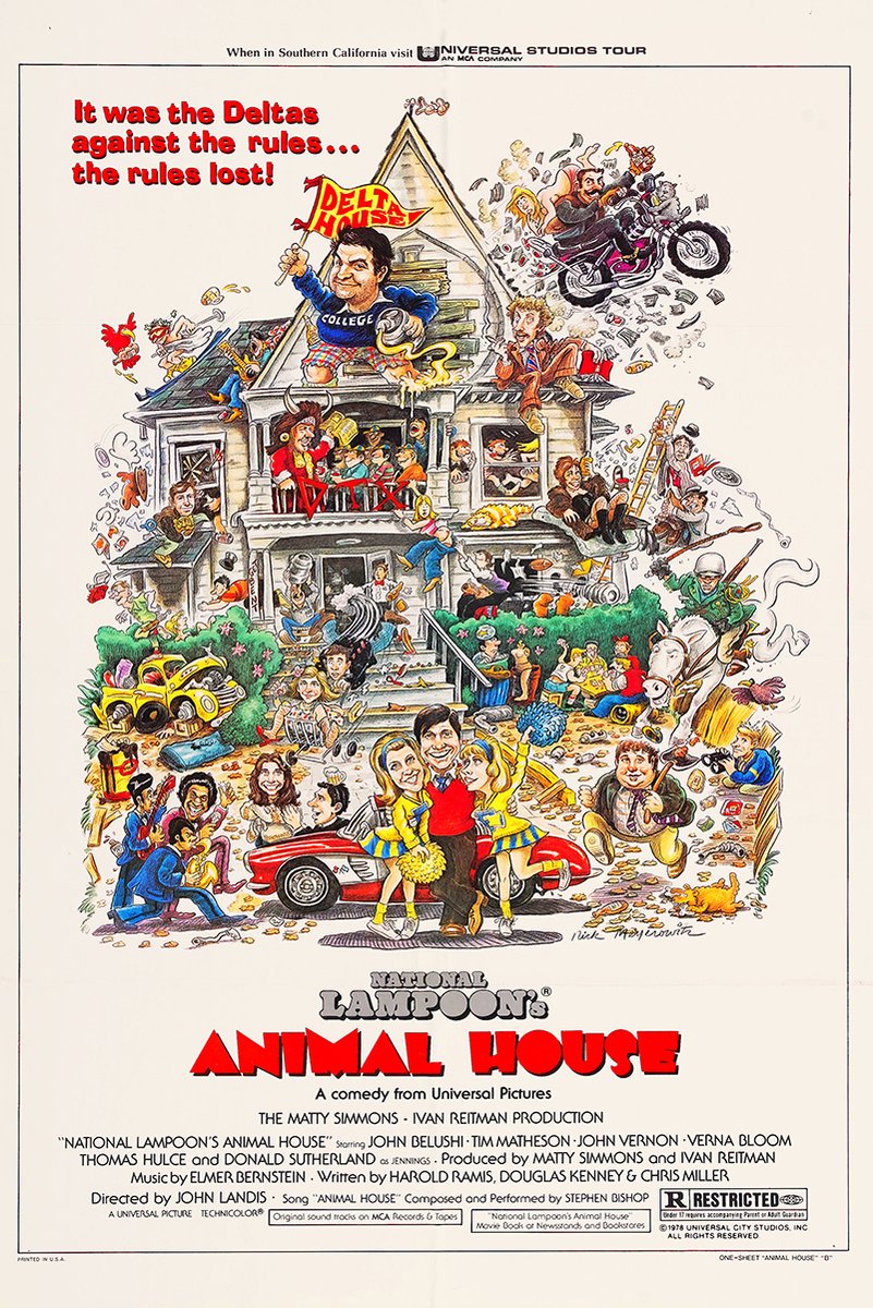 National Lampoon's Animal House Movie Poster Decorative Painting (paper and canvas) art poster printing print
