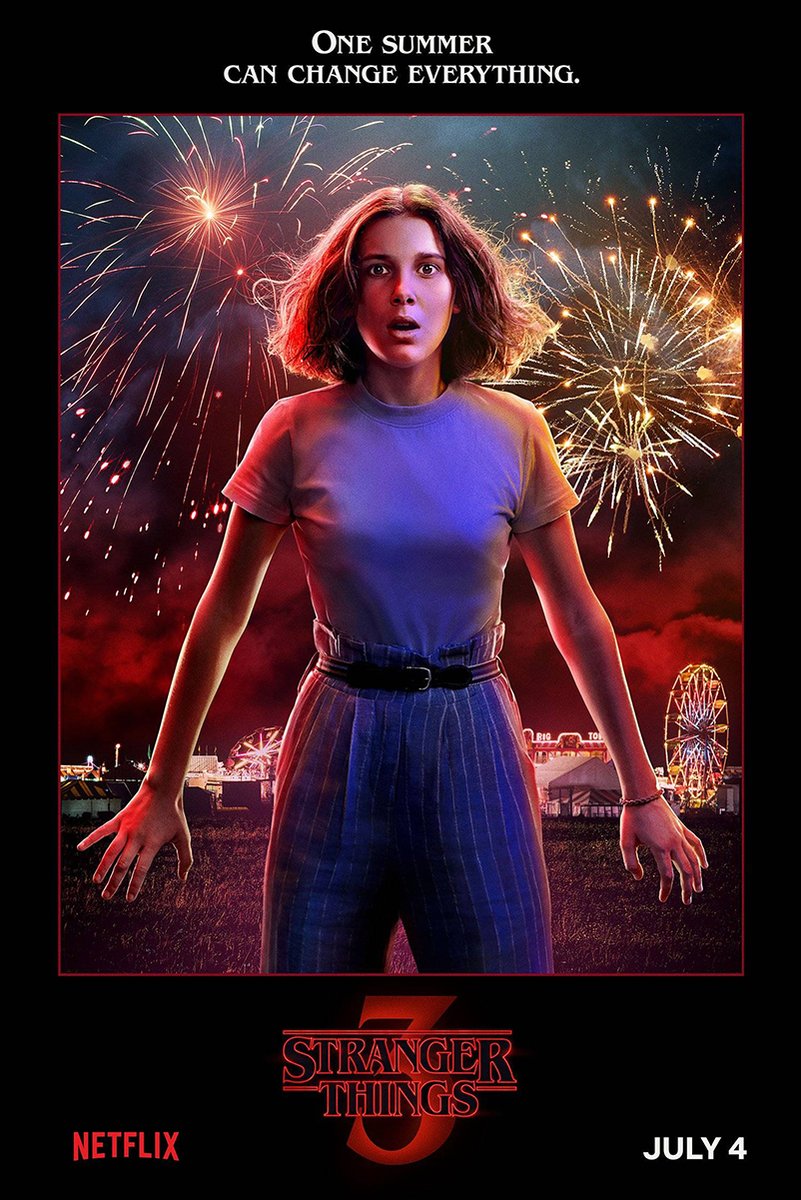 Eleven Stranger Things Fireworks Decorative Painting (paper and canvas) art poster printing print